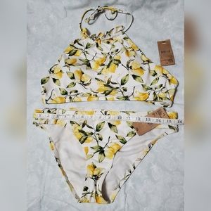 Cremieux "lemonade" swimsuit size large